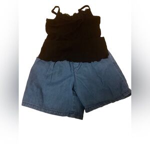 Girls tank and shorts set